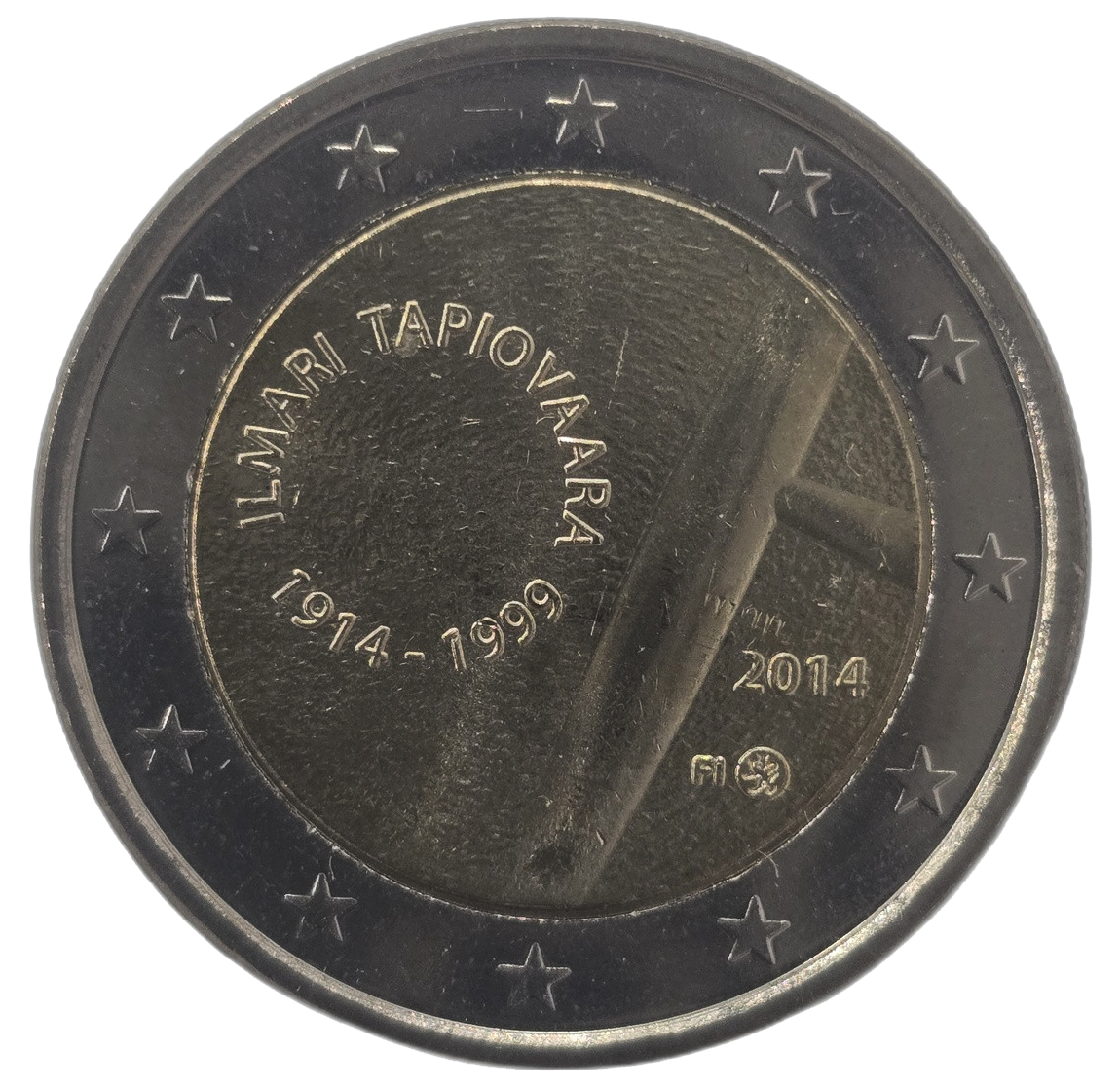 2 euros conmemorativa Centenario del nacimiento de Ilmari Tapiovaara